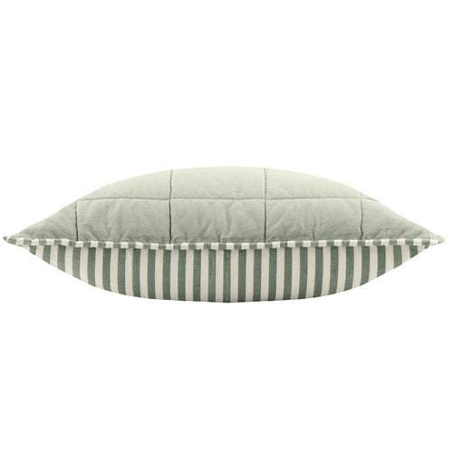 Hebden 100% Cotton Cushion Forest/Bay Green