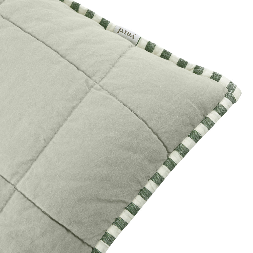 Hebden 100% Cotton Cushion Forest/Bay Green