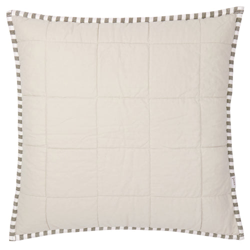 Hebden 100% Cotton Cushion Mole/Stone