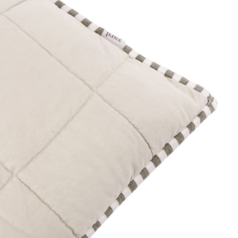 Hebden 100% Cotton Cushion Mole/Stone