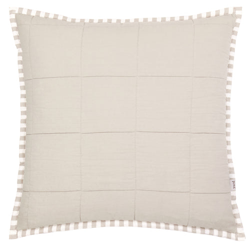 Hebden 100% Cotton Cushion Natural/Stone