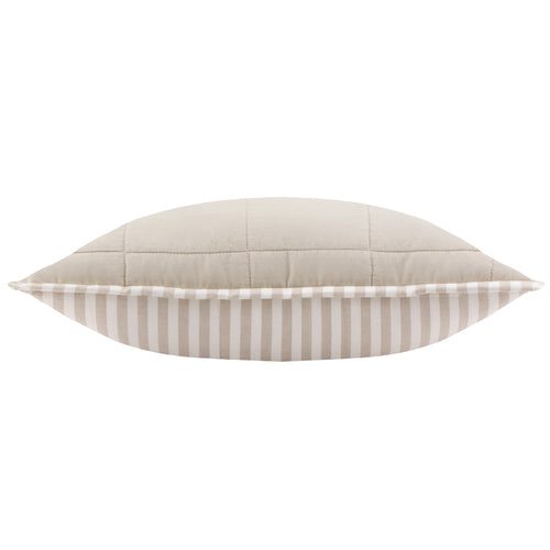 Hebden 100% Cotton Cushion Natural/Stone