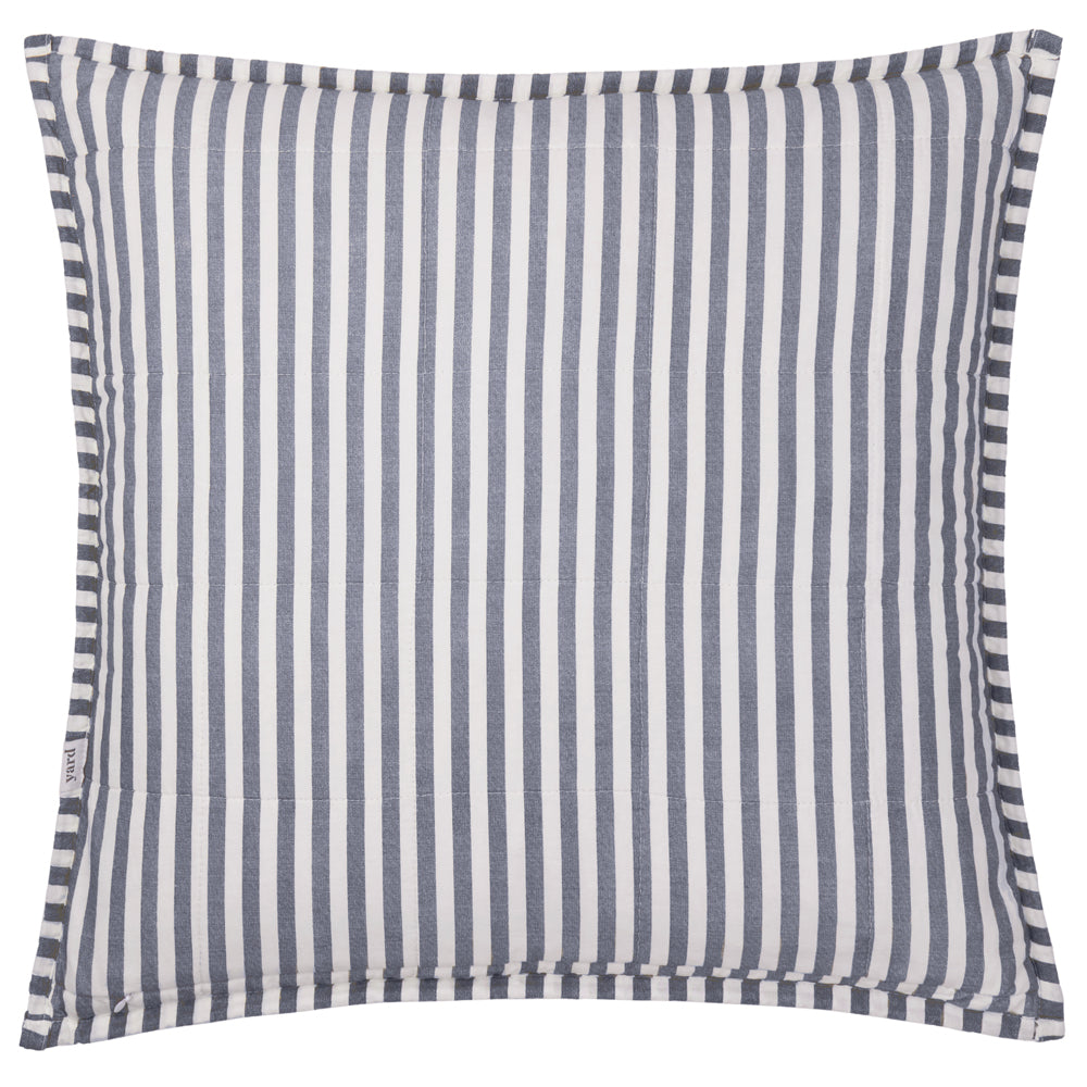 Hebden 100% Cotton Cushion Navy/Denim Blue