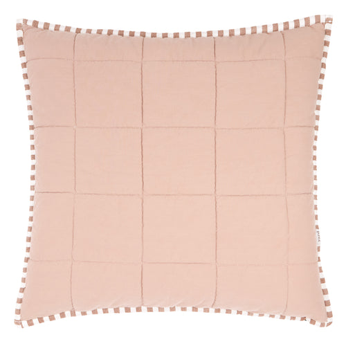 Hebden 100% Cotton Cushion Pecan/Cotta