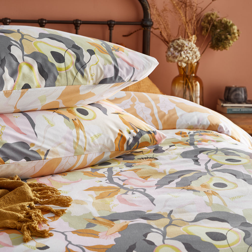Huerta Tropical Duvet Cover Set Mango