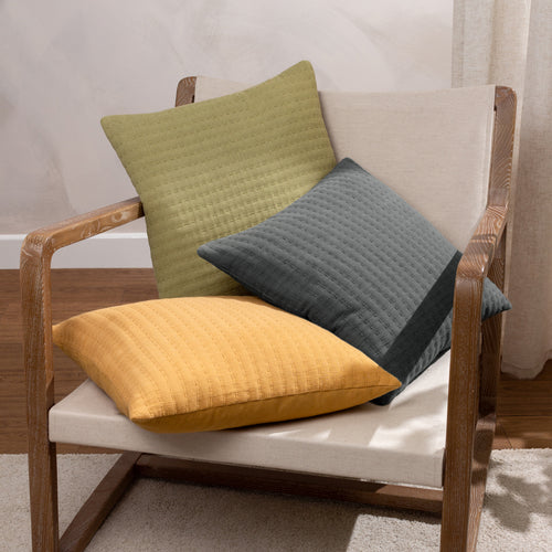Plain Green Cushions - Hush  Cushion Cover Avocado Yard