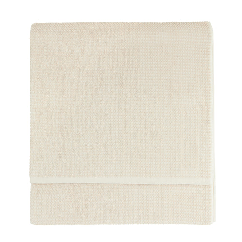 Hebden Textured Waffle Towels Stone