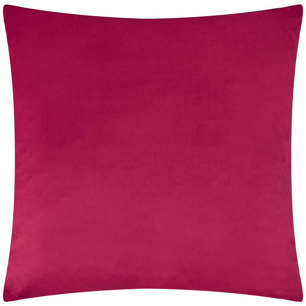 Holly Wreath Embroidered Cushion Multicolour