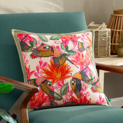 Animal Multi Cushions - Iniko Parrots Tropical Cushion Cover Multicolour Wylder