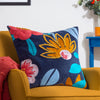 furn. Janey Cushion Cover in Midnight