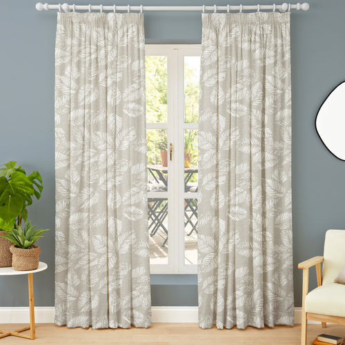 Floral Grey M2M - Japandi Grey Floral Made to Measure Curtains furn.