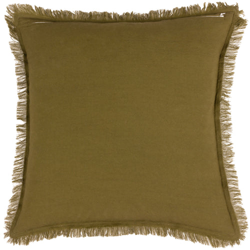 Plain Green Cushions - Jaye  Cushion Cover Moss Yard