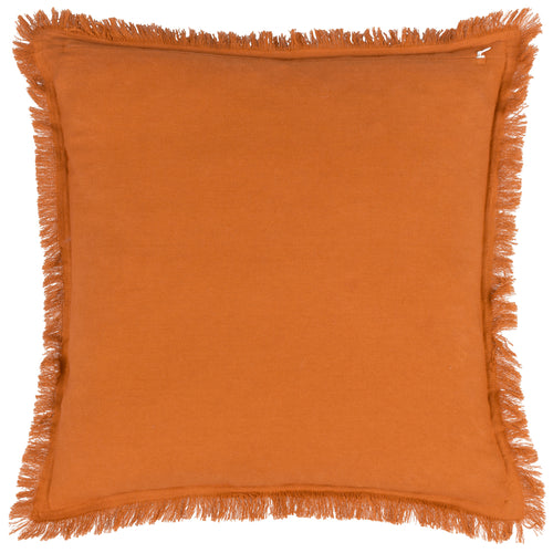Plain Orange Cushions - Jaye  Cushion Cover Rust Yard