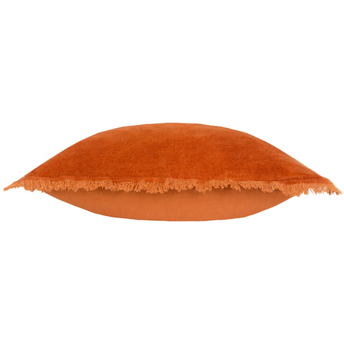 Plain Orange Cushions - Jaye  Cushion Cover Rust Yard