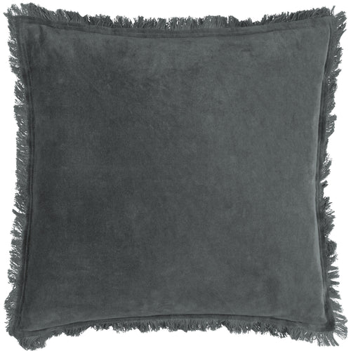 Plain Blue Cushions - Jaye  Cushion Cover Slate Yard