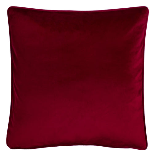  Red Cushions - Jolly Santa Let It Snow Cushion Cover Ruby Red furn.