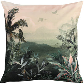 furn. Jungle Outdoor Cushion Cover in Blush/Forest