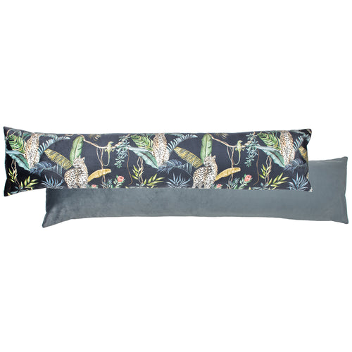 Jungle Blue Cushions - Jungle Leopards  Draught Excluder Petrol Wylder