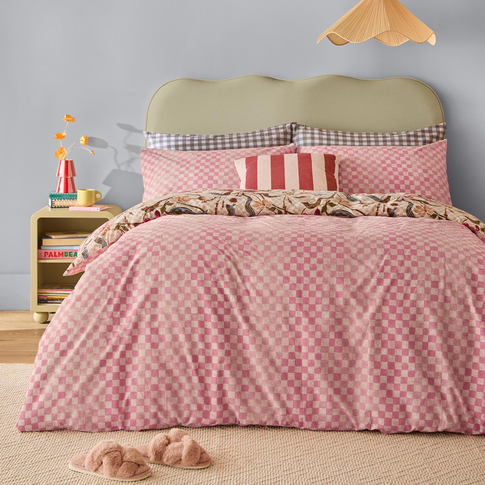 Juno Reversible Printed Duvet Cover Set Multicolour