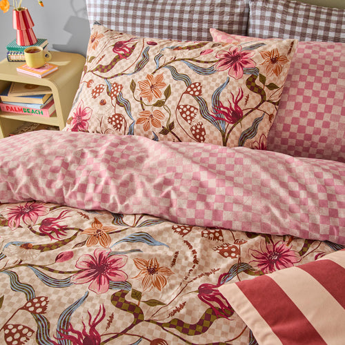 Juno Reversible Printed Bedding Multicolour