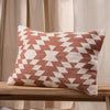 Yard Jura Woven Geometric Cushion Cover in Sienna