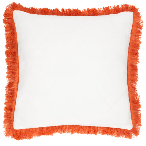 Geometric Orange Cushions - Kadie Outdoor/Indoor Woven Cushion Cover Orange furn.
