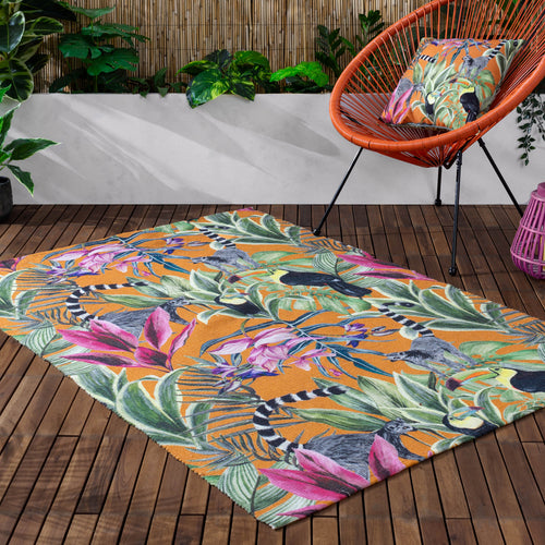 Animal Orange Cushions - Kali Animals Outdoor Cushion Cover Multicolour Wylder
