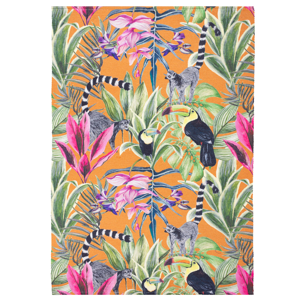 Kali Animals Outdoor Washable Rug Multicolour