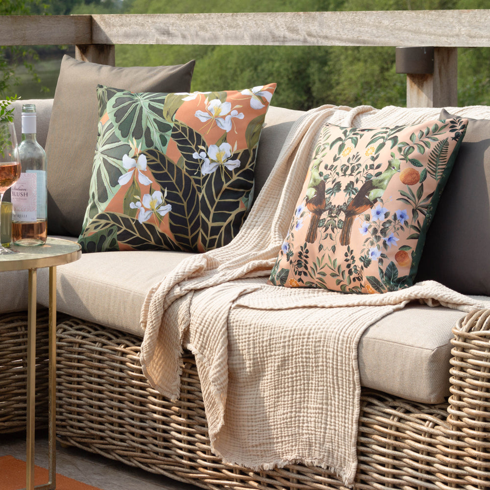 Kali Leaves Outdoor Cushion Multicolour