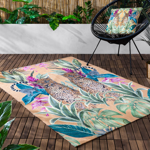 Animal Multi Cushions - Kali Leopards Outdoor Cushion Cover Multicolour Wylder