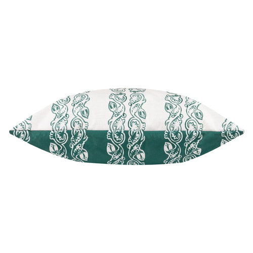 Abstract Green Cushions - Kalindi Stripe Outdoor Cushion Cover Teal Paoletti