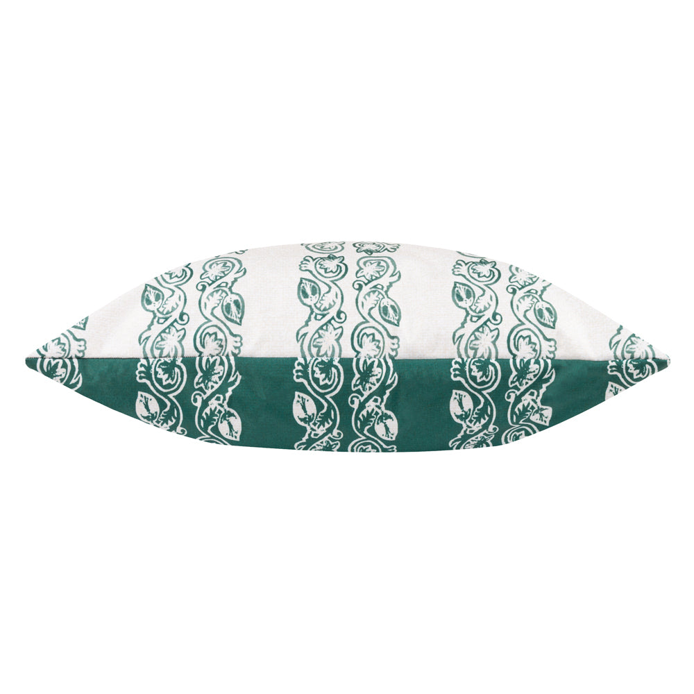 Kalindi Stripe Outdoor Cushion Teal