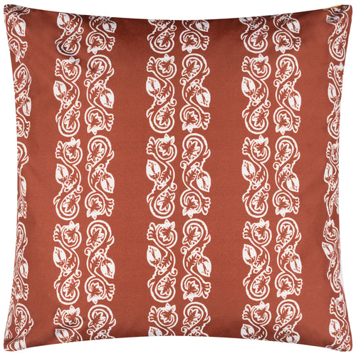 Abstract Red Cushions - Kalindi Stripe Outdoor Cushion Cover Terracota Paoletti