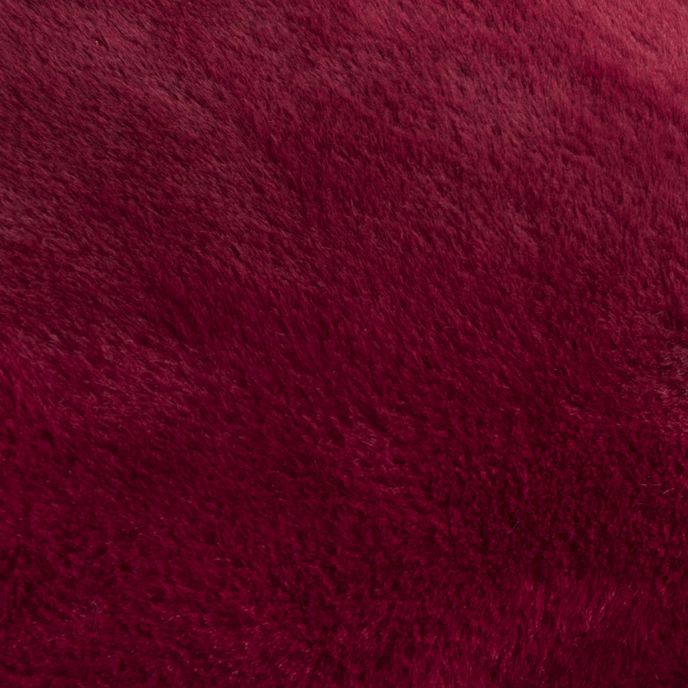 Kallu Faux Fur Cushion Berry