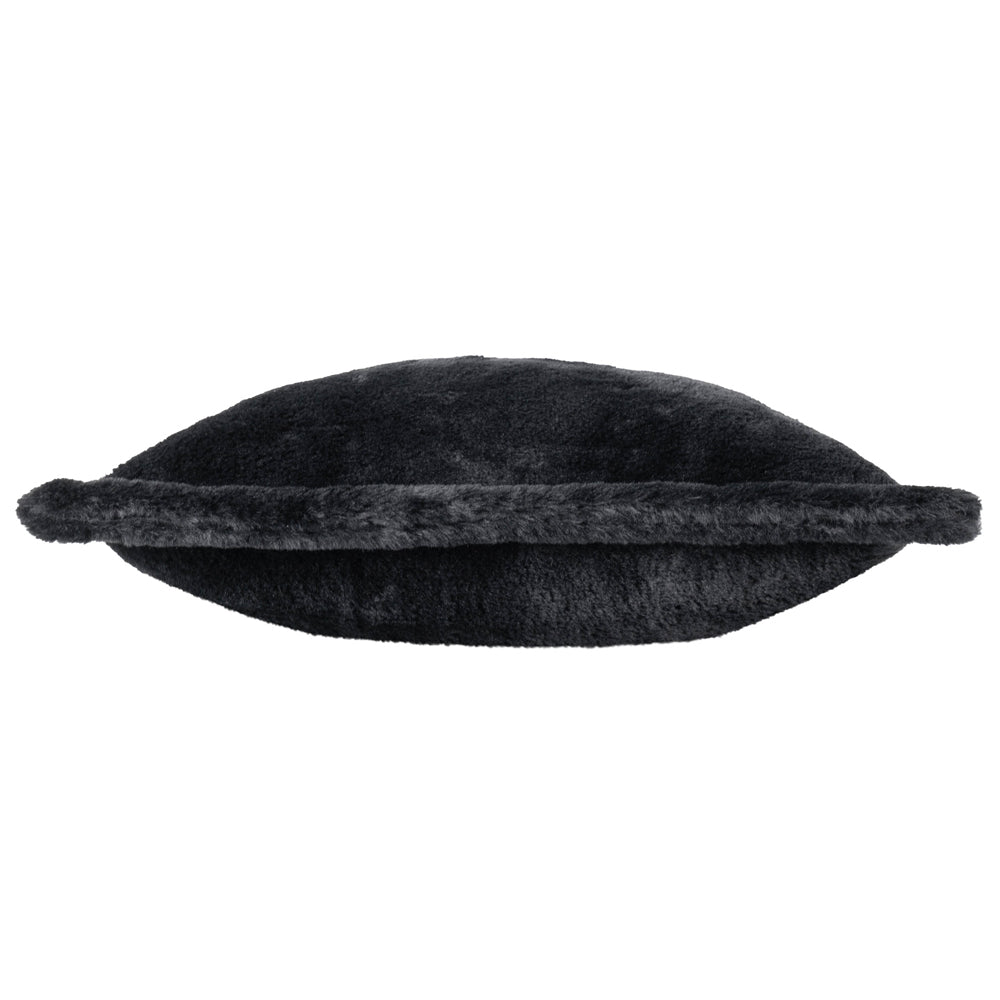 Kallu Faux Fur Cushion Black