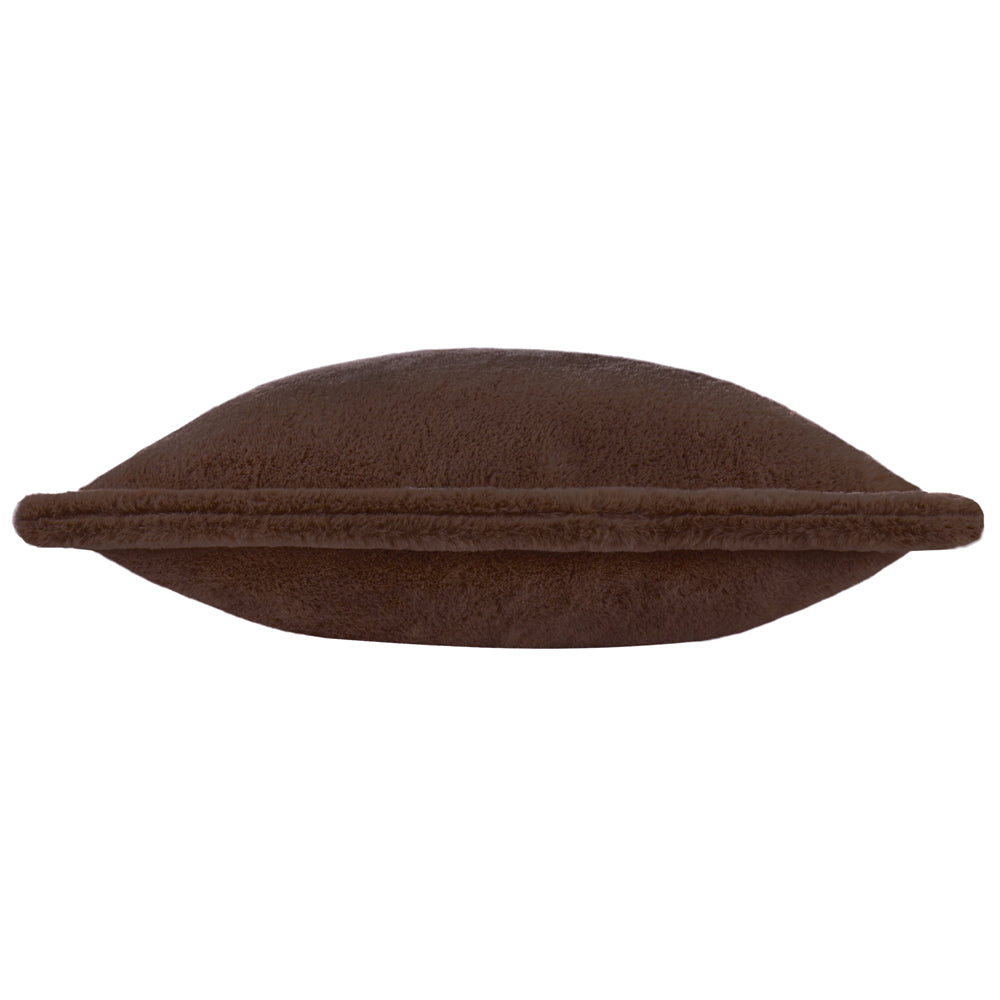 Kallu Faux Fur Cushion Chocolate