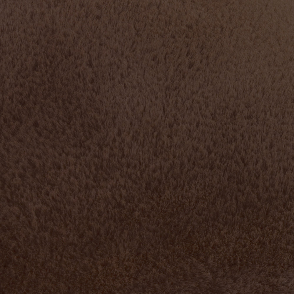 Kallu Faux Fur Cushion Chocolate