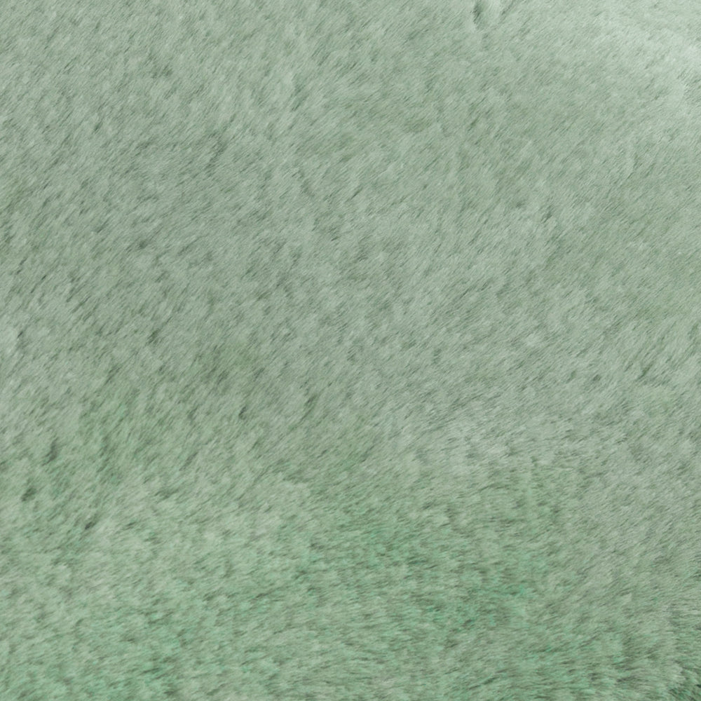 Kallu Faux Fur Cushion Frost Green