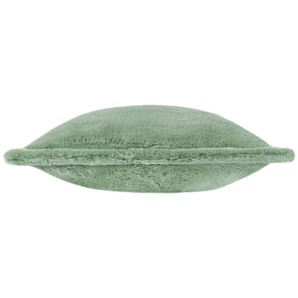 Kallu Faux Fur Cushion Frost Green