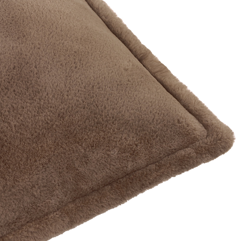 Kallu Faux Fur Cushion Mocha