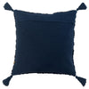 furn. Kantha Tufted Diamond Cushion Cover in Navy