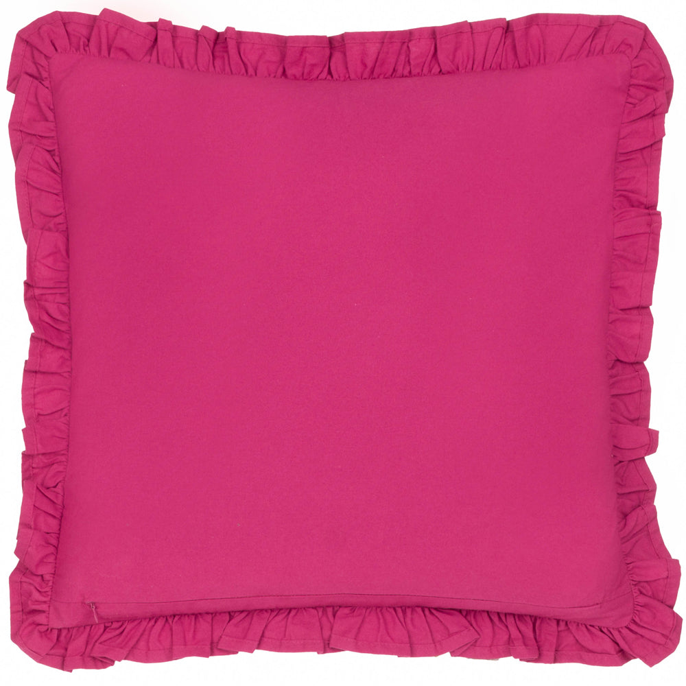 Kemble Printed Cushion Violet/Cerise