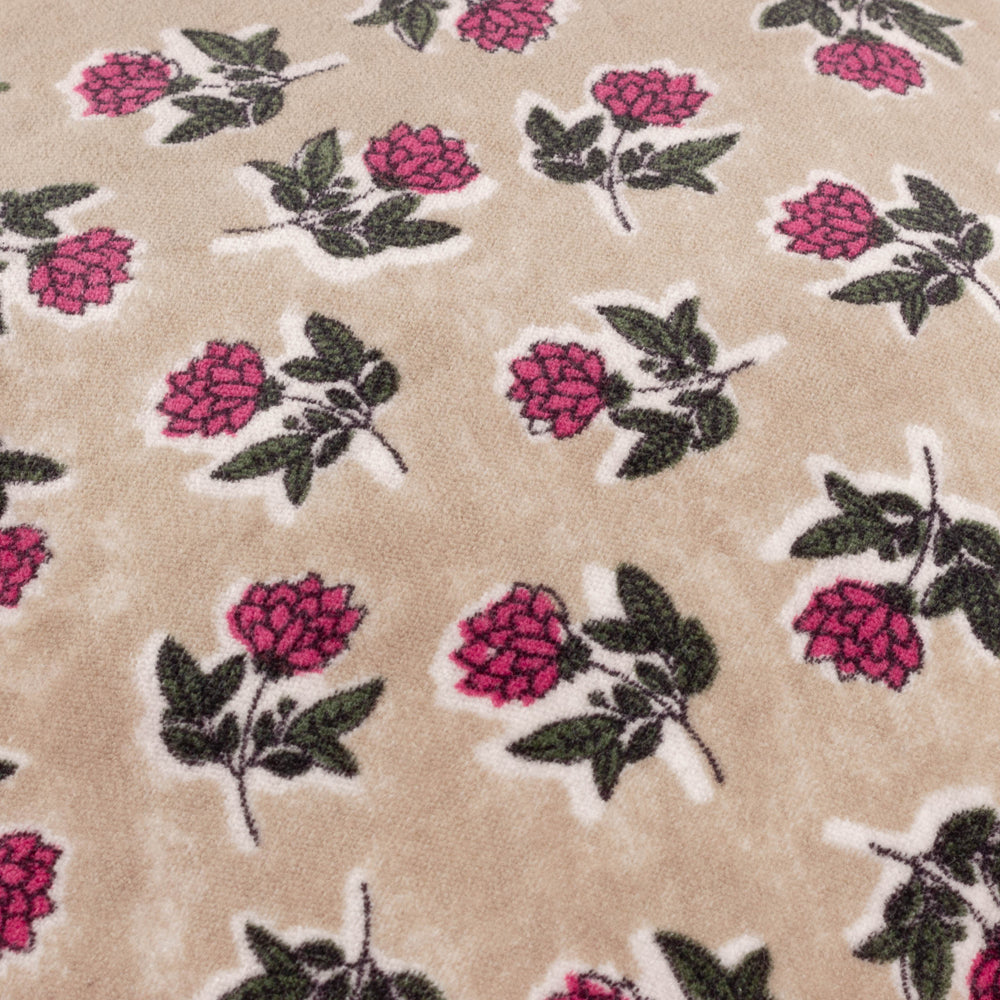 Kemble Printed Cushion Violet/Cerise