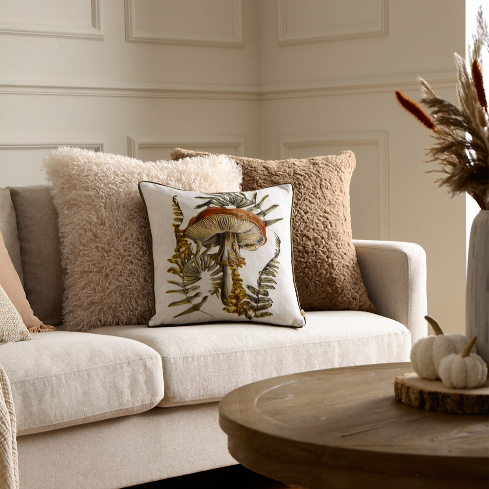 Kielder Forest Hatfield Printed Cushion Natural