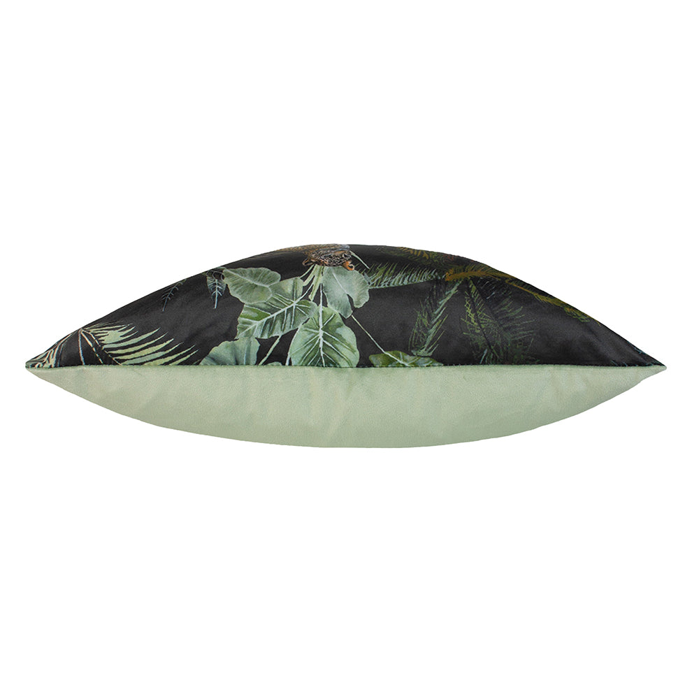 Kibale Jungle Animals Cushion Onyx