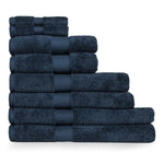 Paoletti Cleopatra Egyptian Cotton Towels in Navy