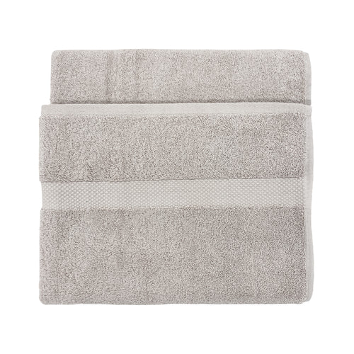 Plain Grey Bathroom - Loft Signature Combed Cotton Towels Dove Yard