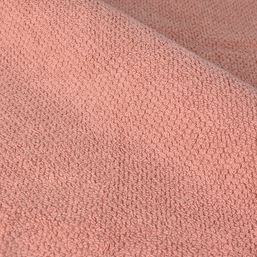 Plain Pink Bathroom - Textured Weave Towels Blush furn.