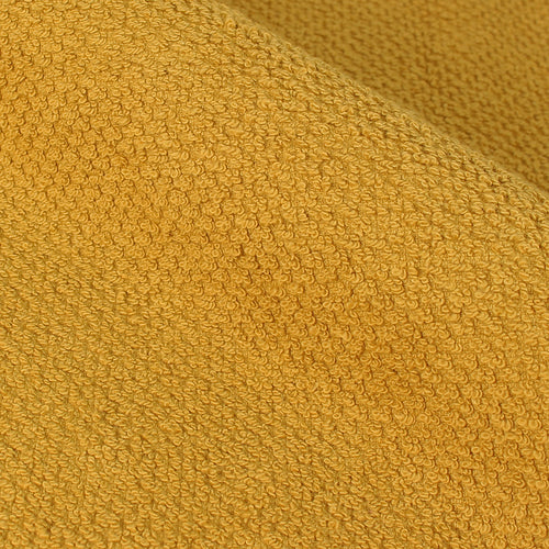 Plain Yellow Bathroom - Textured Weave Towels Ochre furn.