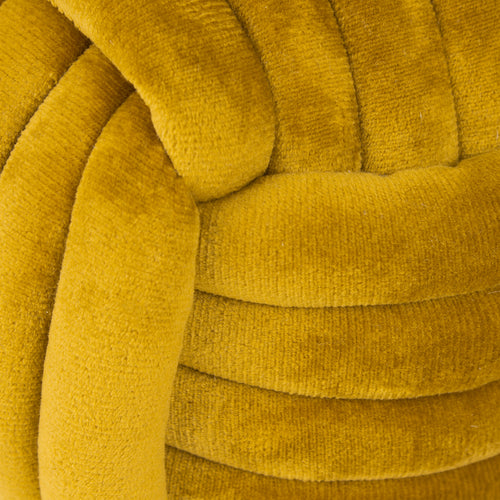 Plain Yellow Accessories - Knot Velvet Door Stop Ochre furn.